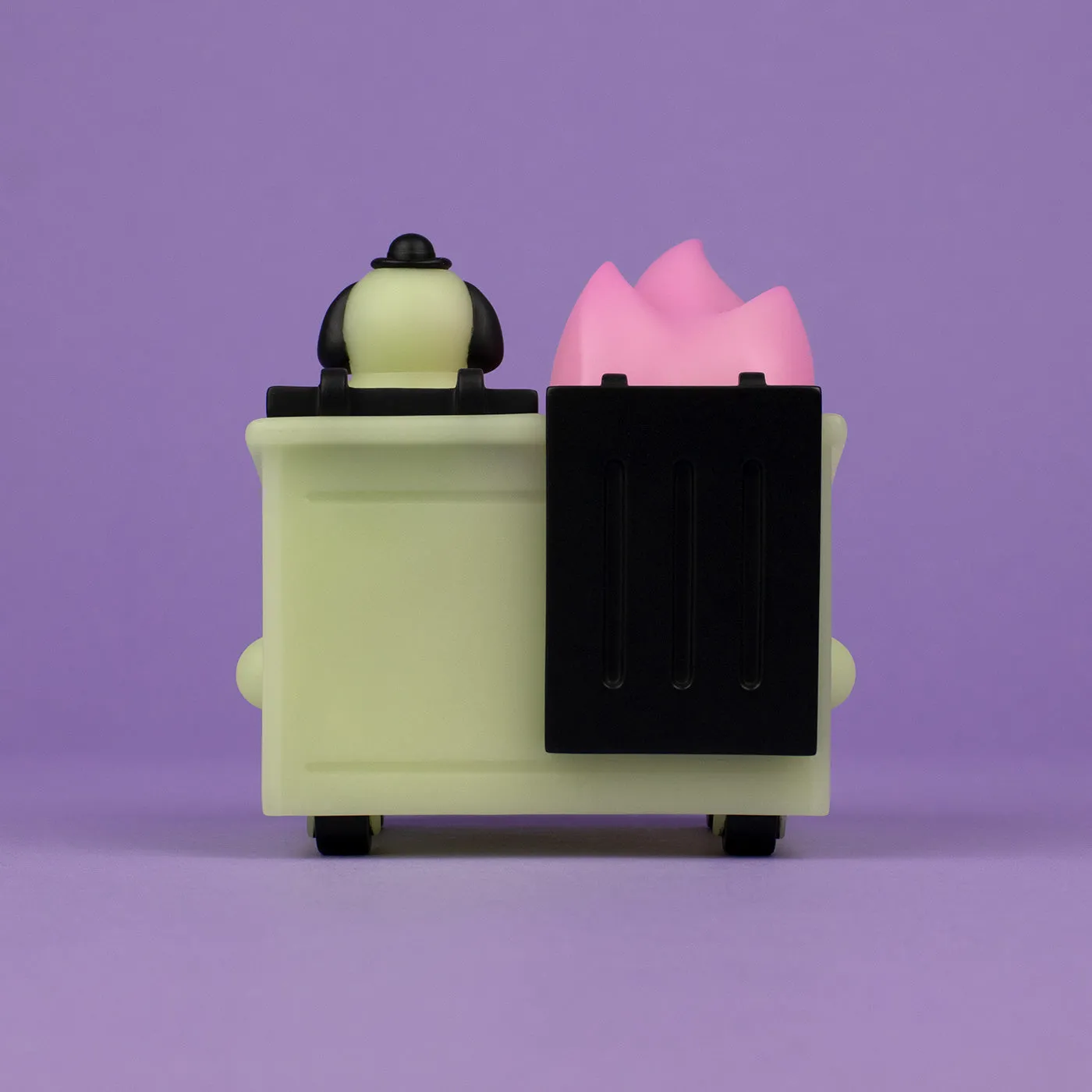 100% Soft - Dumpster Fire (Glow In The Dark Edition) Vinyl Figure (91057) LOW STOCK