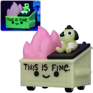 100% Soft - Dumpster Fire (Glow In The Dark Edition) Vinyl Figure (91057) LOW STOCK