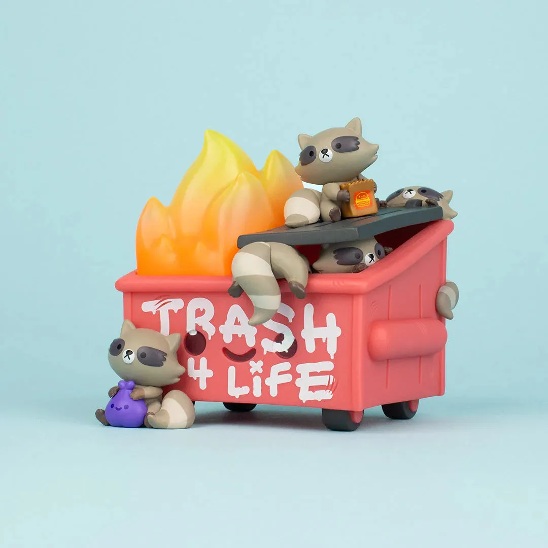 100% Soft - Trash Panda Dumpster Fire Vinyl Figure (91071) LOW STOCK