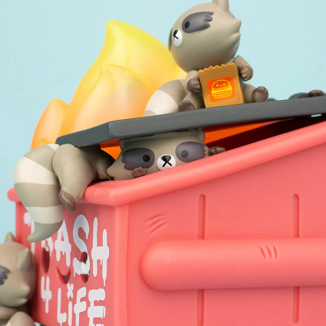 100% Soft - Trash Panda Dumpster Fire Vinyl Figure (91071) LOW STOCK