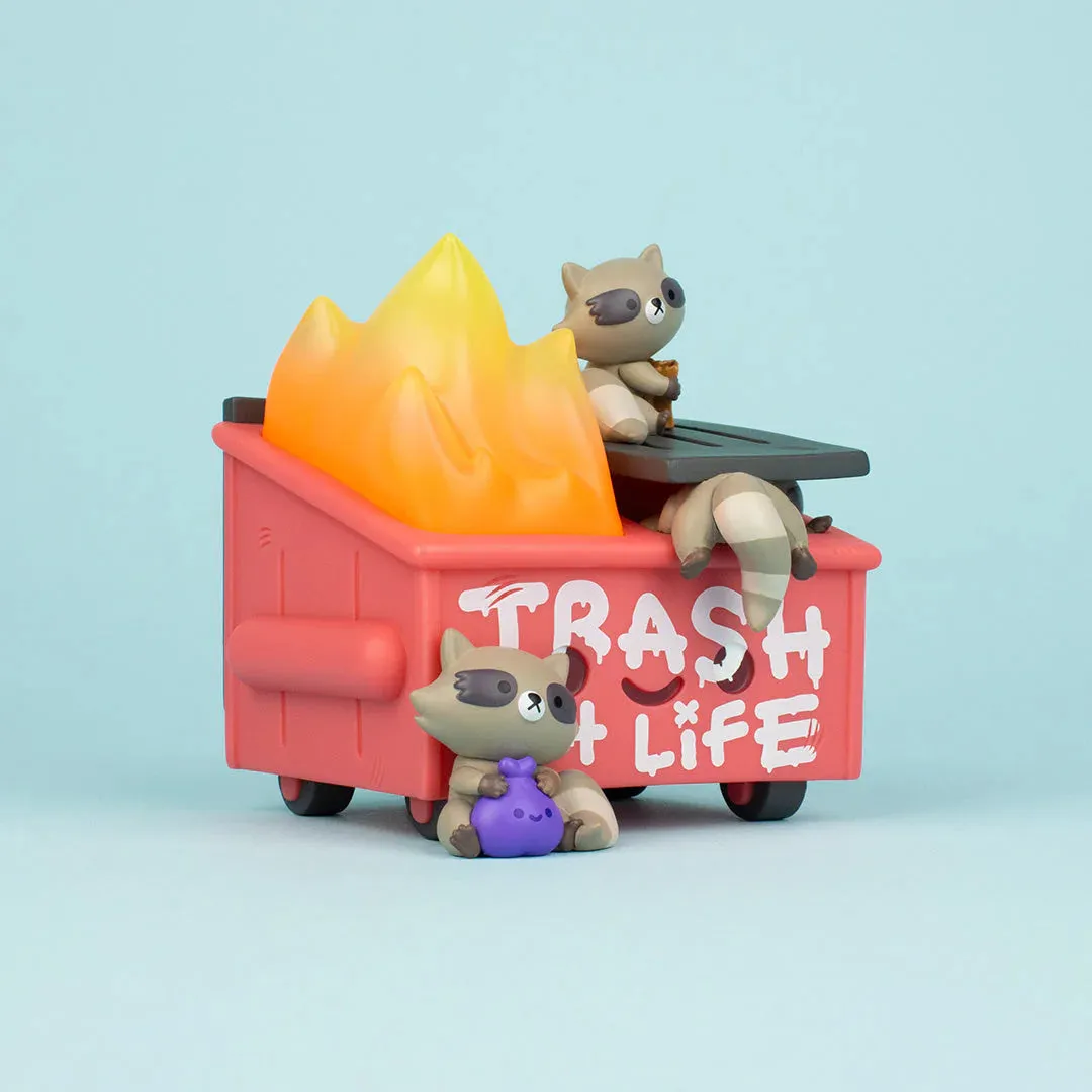 100% Soft - Trash Panda Dumpster Fire Vinyl Figure (91071) LOW STOCK