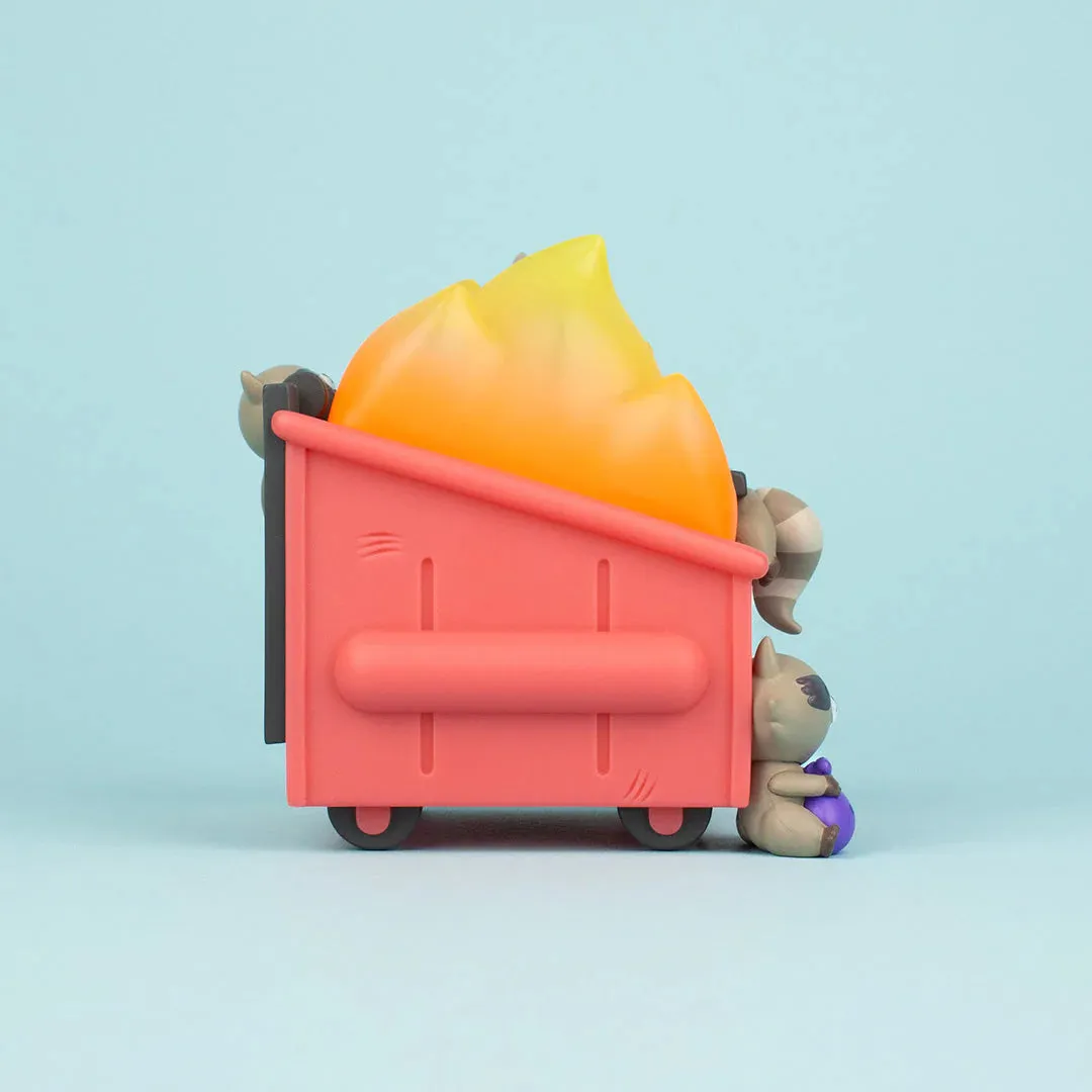 100% Soft - Trash Panda Dumpster Fire Vinyl Figure (91071) LOW STOCK