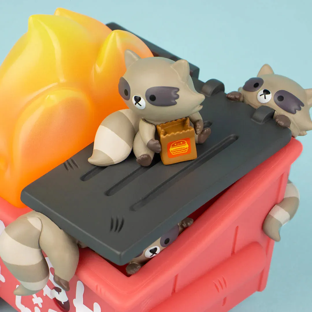 100% Soft - Trash Panda Dumpster Fire Vinyl Figure (91071) LOW STOCK
