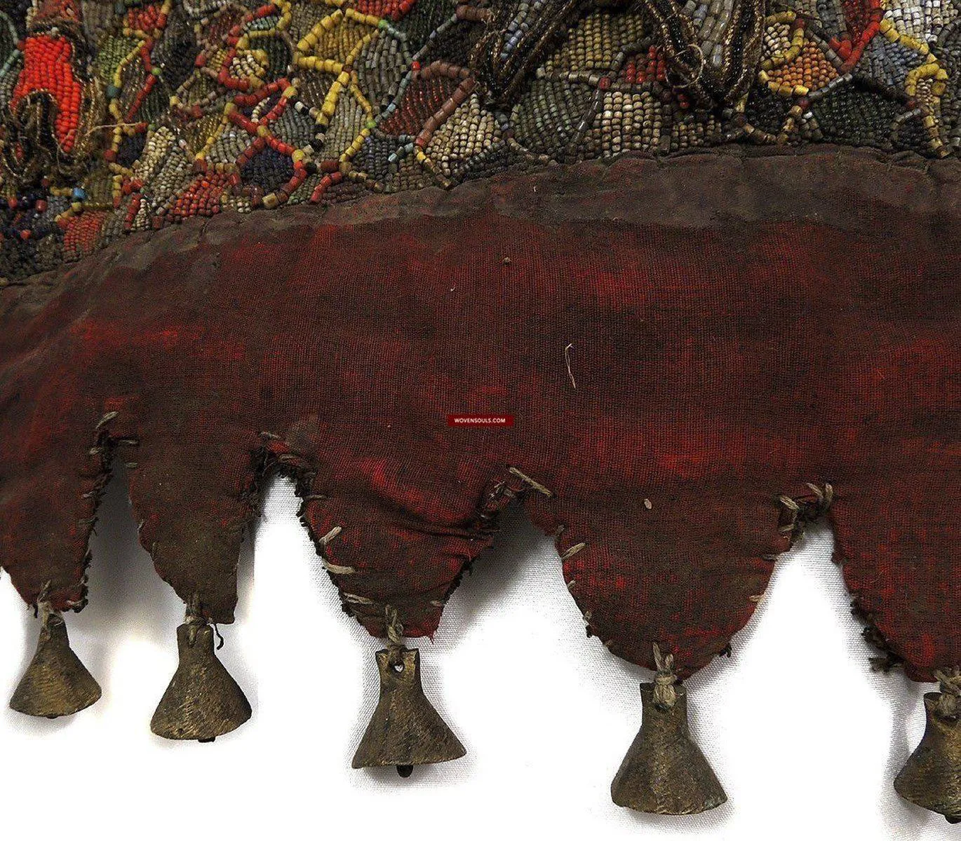 1239 SOLD Antique Beaded Yoruba Shango Priest Ceremonial Tunic Masterpiece