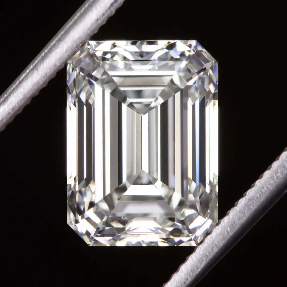 1.5ct GIA CERTIFIED I VS1 DIAMOND EMERALD CUT NATURAL ENGAGEMENT LOOSE STEP CUT
