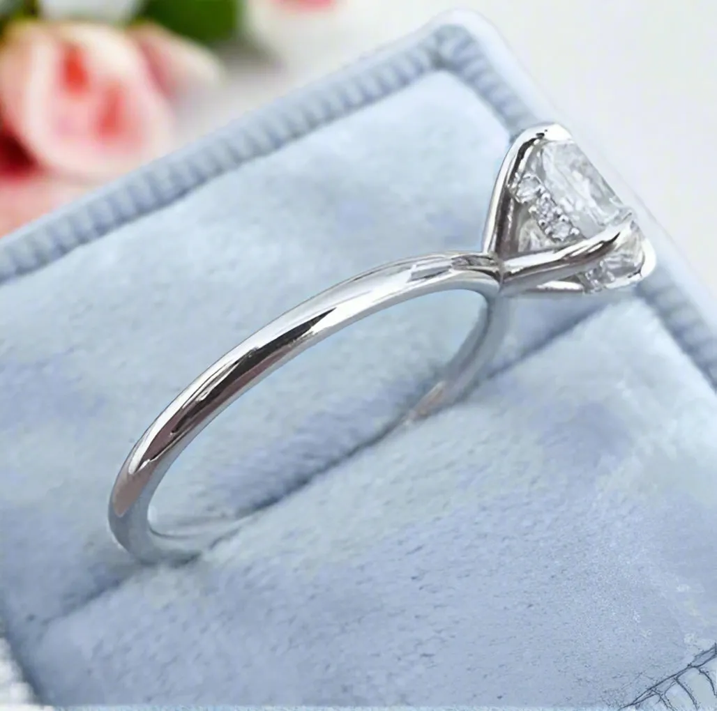 2.5ct Princess Cut Diamond Engagement Ring