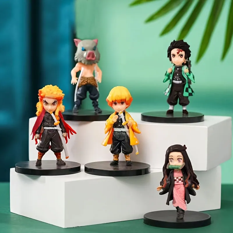 5pc Handmade Anime Figure Set for Holiday Decoration  Gifts