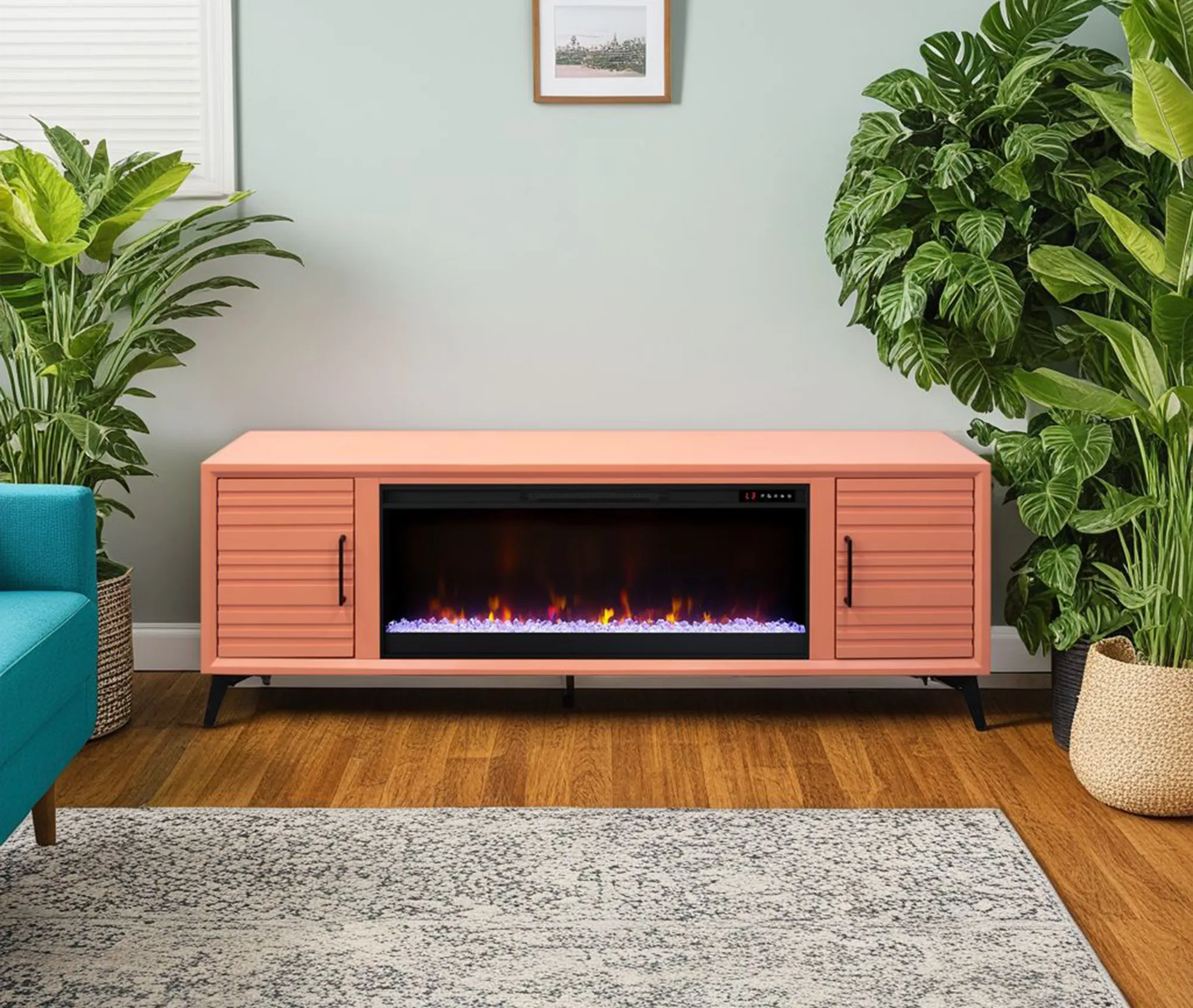 78" Malibu Fireplace TV Stand