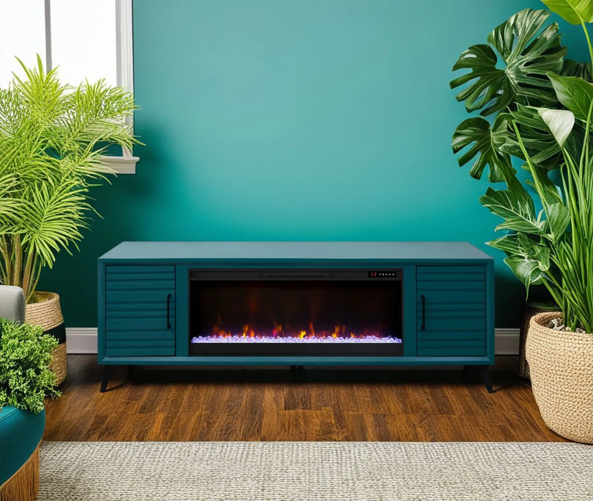 78" Malibu Fireplace TV Stand