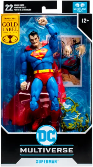 Batman: Hush - Superman (Angry Laser Eyes Variant) DC Multiverse Gold Label 7” Scale Action Figure