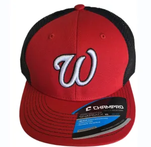 Black and Whalley Trucker cap - adjustable