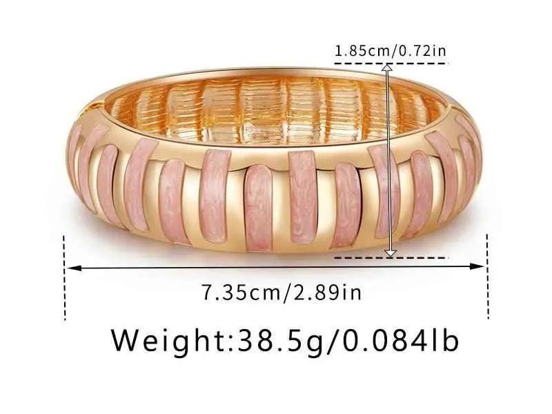 Bracelets Charm Jewelry - Vertical Stripe Drip Bangles - TSJ6 Design