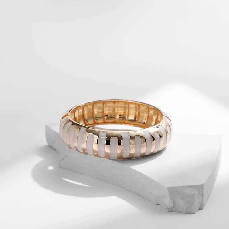 Bracelets Charm Jewelry - Vertical Stripe Drip Bangles - TSJ6 Design