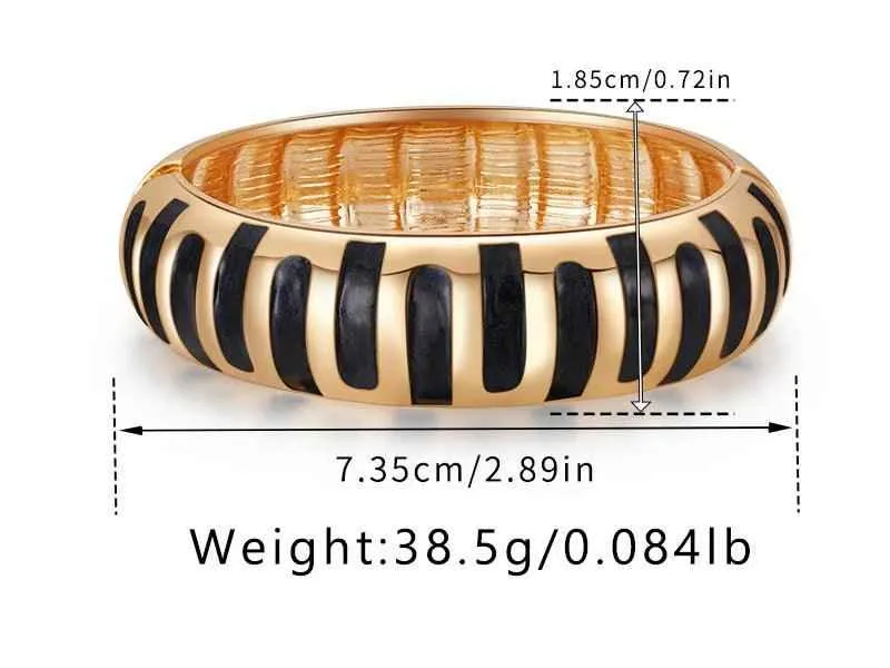 Bracelets Charm Jewelry - Vertical Stripe Drip Bangles - TSJ6 Design