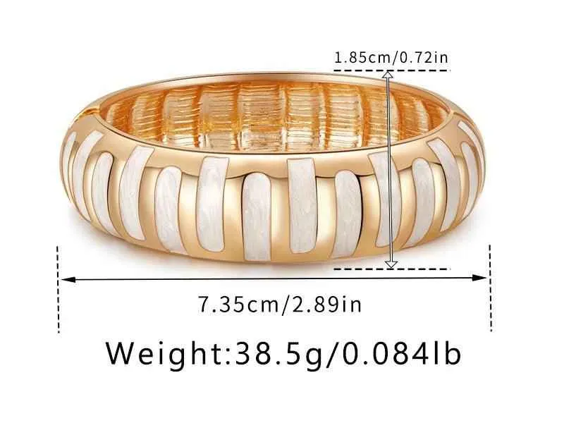 Bracelets Charm Jewelry - Vertical Stripe Drip Bangles - TSJ6 Design