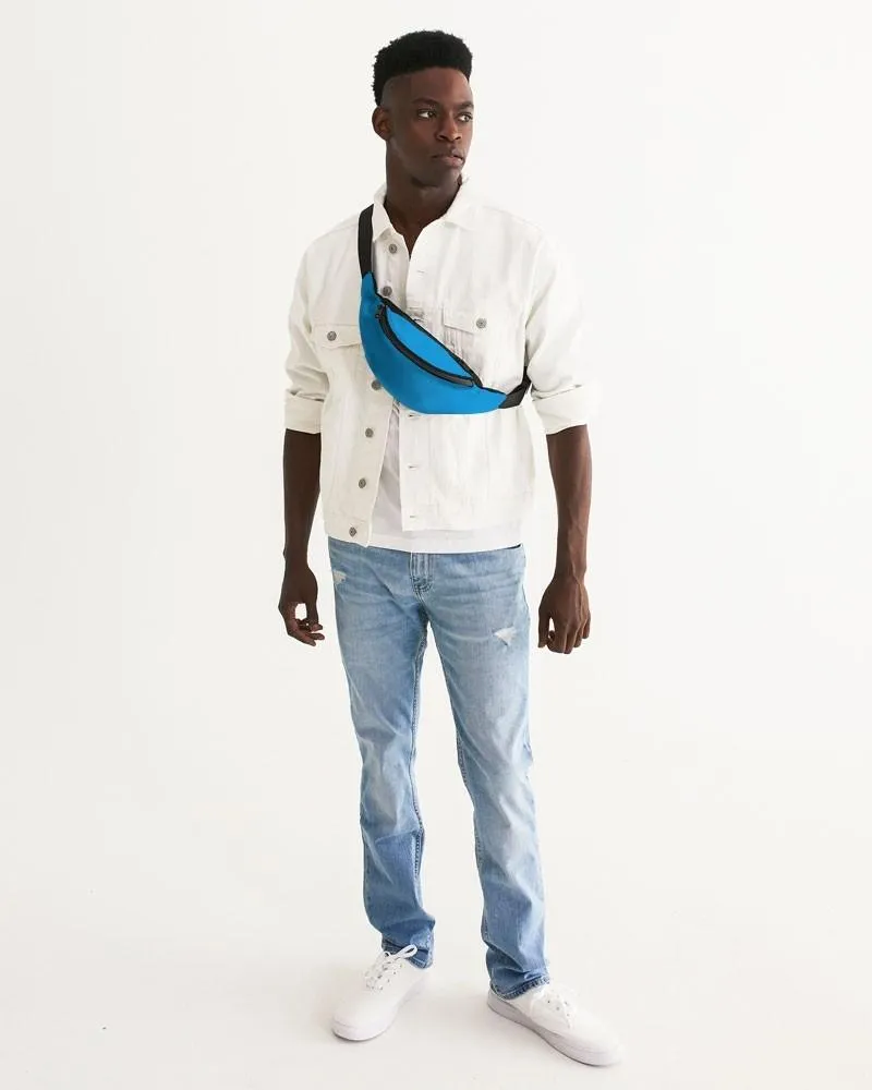 Bright Blue Cyan Belt Bag | Bright Pure Blue Cyan | C100M25Y0K0