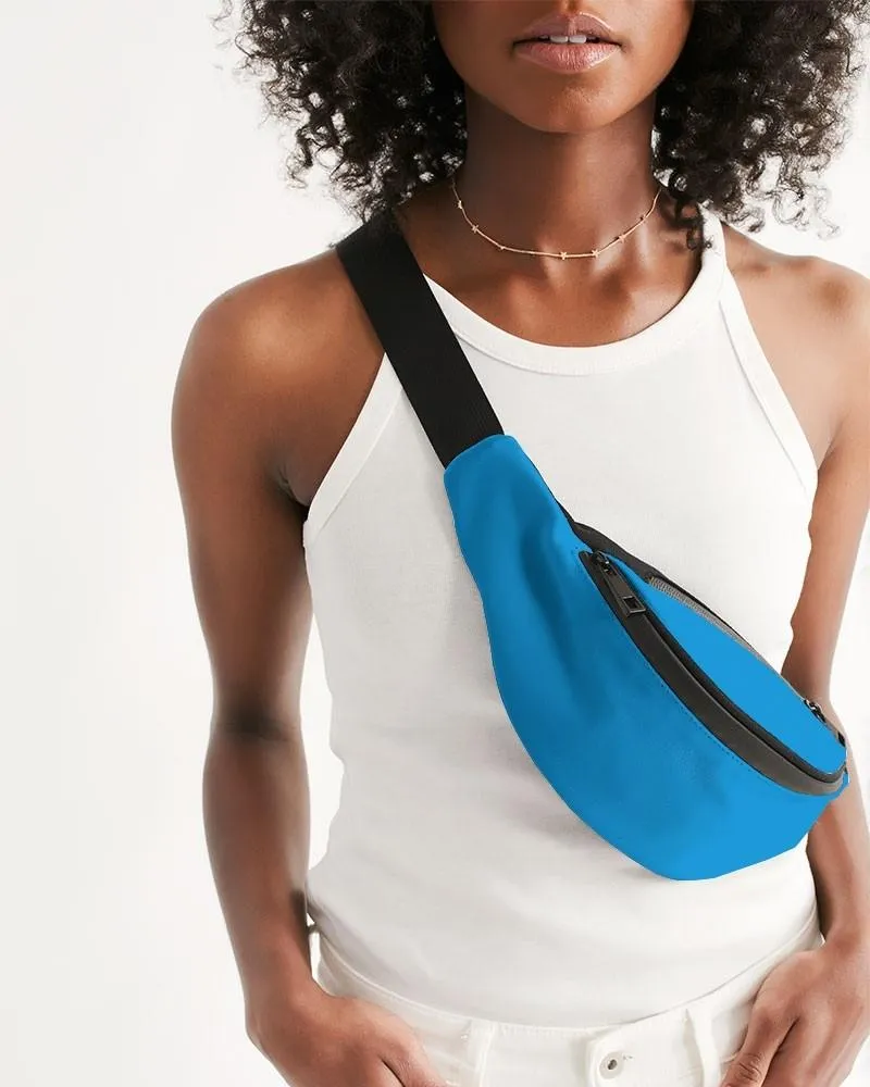 Bright Blue Cyan Belt Bag | Bright Pure Blue Cyan | C100M25Y0K0