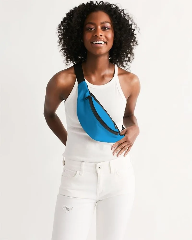 Bright Blue Cyan Belt Bag | Bright Pure Blue Cyan | C100M25Y0K0