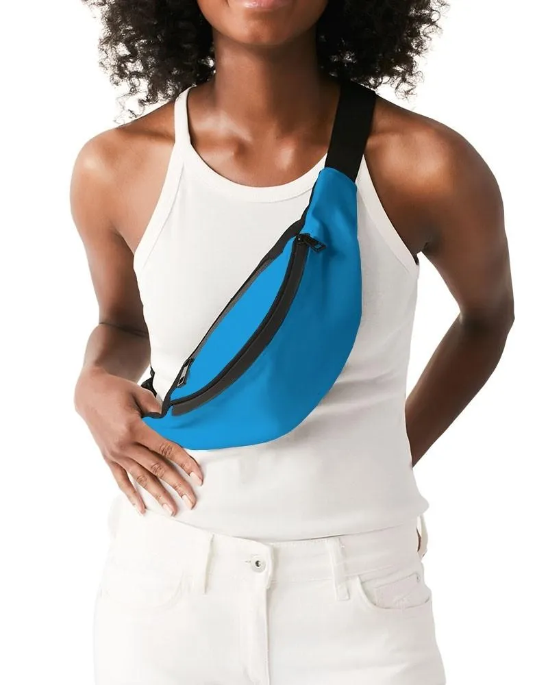Bright Blue Cyan Belt Bag | Bright Pure Blue Cyan | C100M25Y0K0