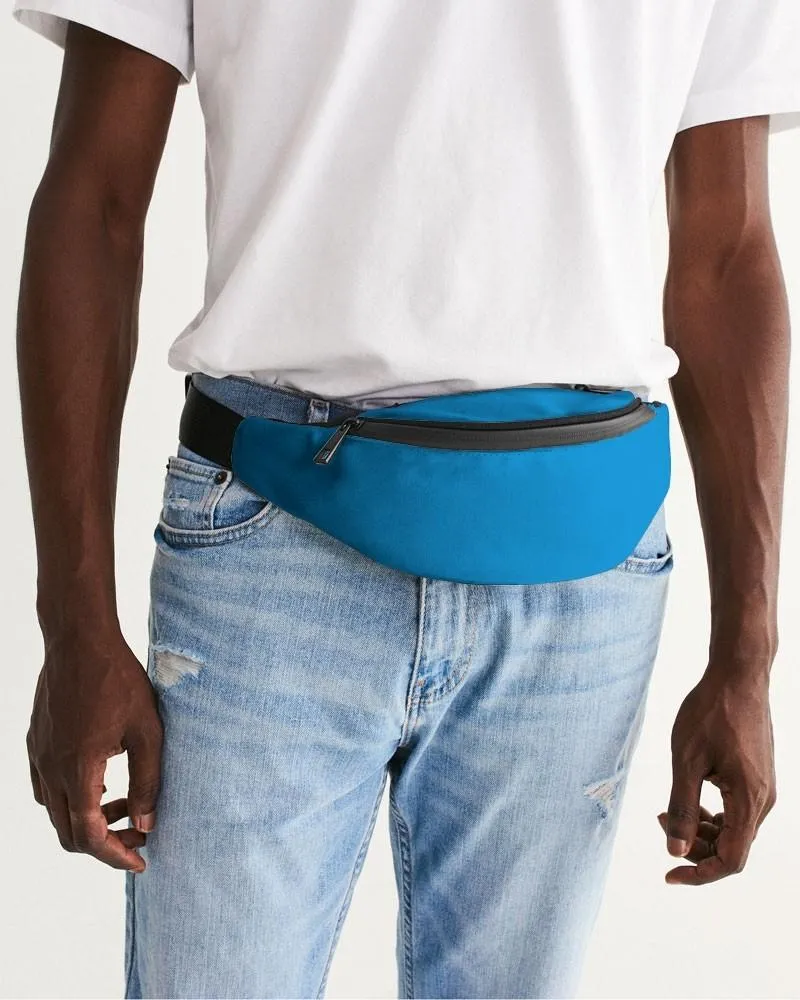 Bright Blue Cyan Belt Bag | Bright Pure Blue Cyan | C100M25Y0K0