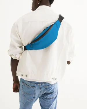 Bright Blue Cyan Belt Bag | Bright Pure Blue Cyan | C100M25Y0K0