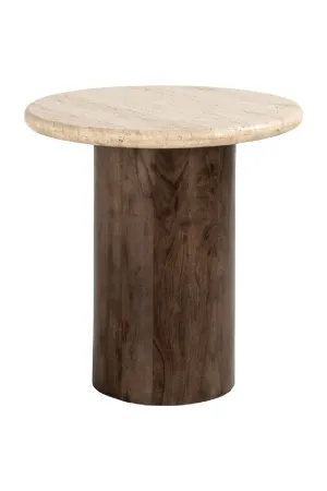 Brown Mango Wood End Table | OROA Douglas