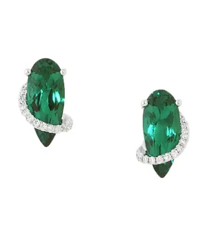 Chatham Emerald Earrings