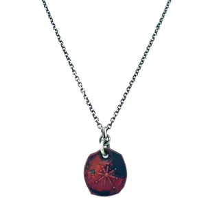 Copper and Sterling Silver Necklace- "Galactic"