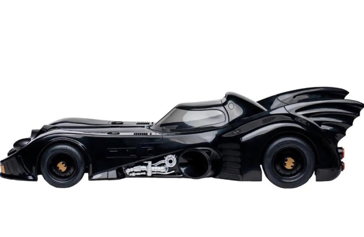 DC Multiverse Batmobile (Michael Keaton) (The Flash Movie) Vehicle 7" Inch Scale Action Figure - McFarlane Toys *IMPORT STOCK* *DAMAGED BOX*