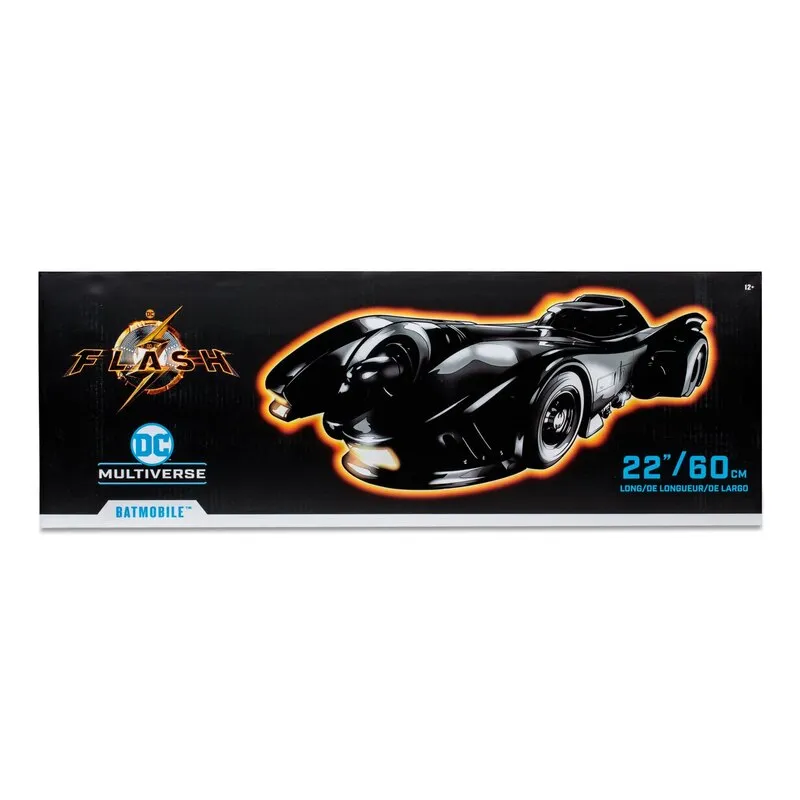 DC Multiverse Batmobile (Michael Keaton) (The Flash Movie) Vehicle 7" Inch Scale Action Figure - McFarlane Toys *IMPORT STOCK* *DAMAGED BOX*