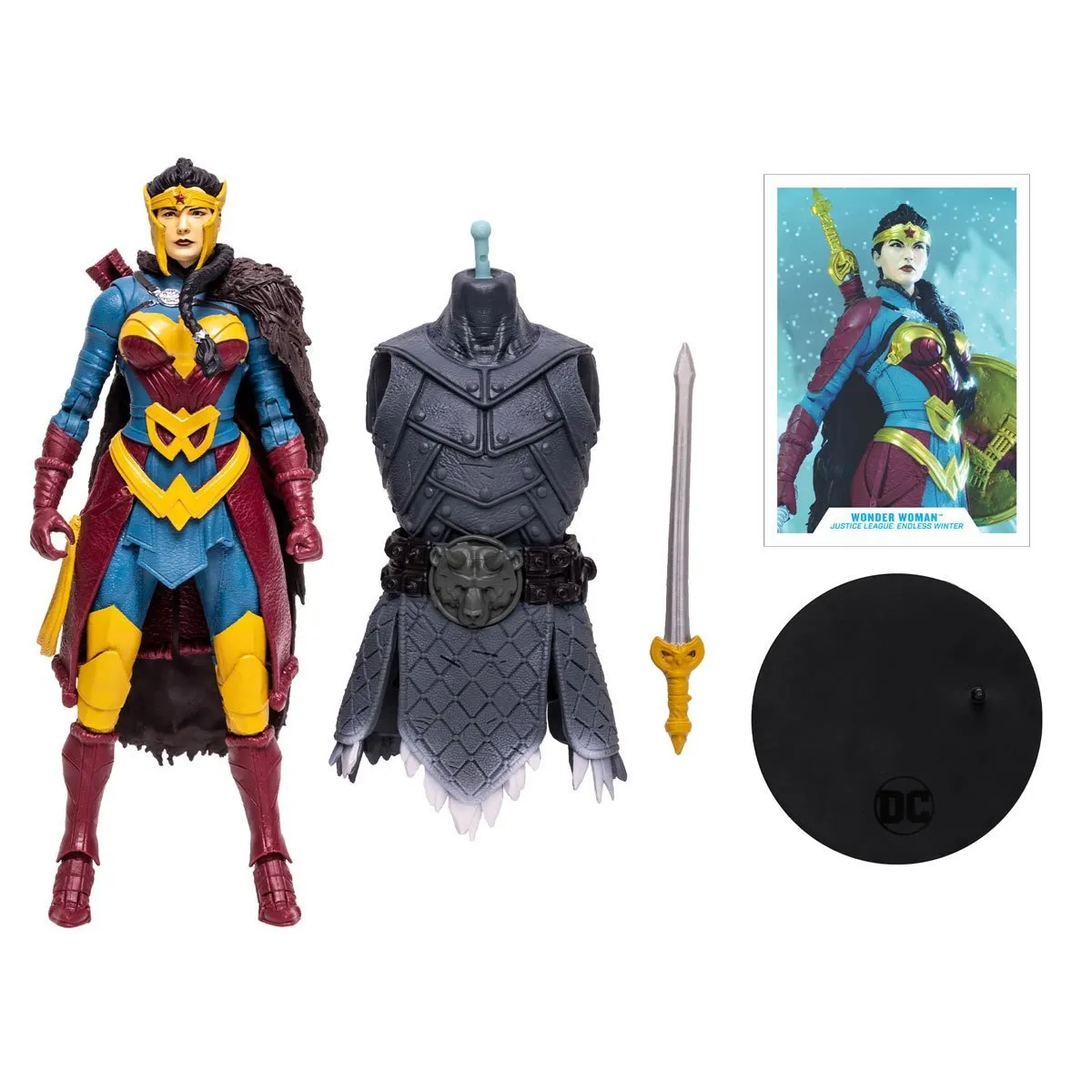 DC Multiverse Endless Winter Full Wave of 4 (Build a Figure - The Frost King) 7" Inch Scale Action Figure - McFarlane Toys