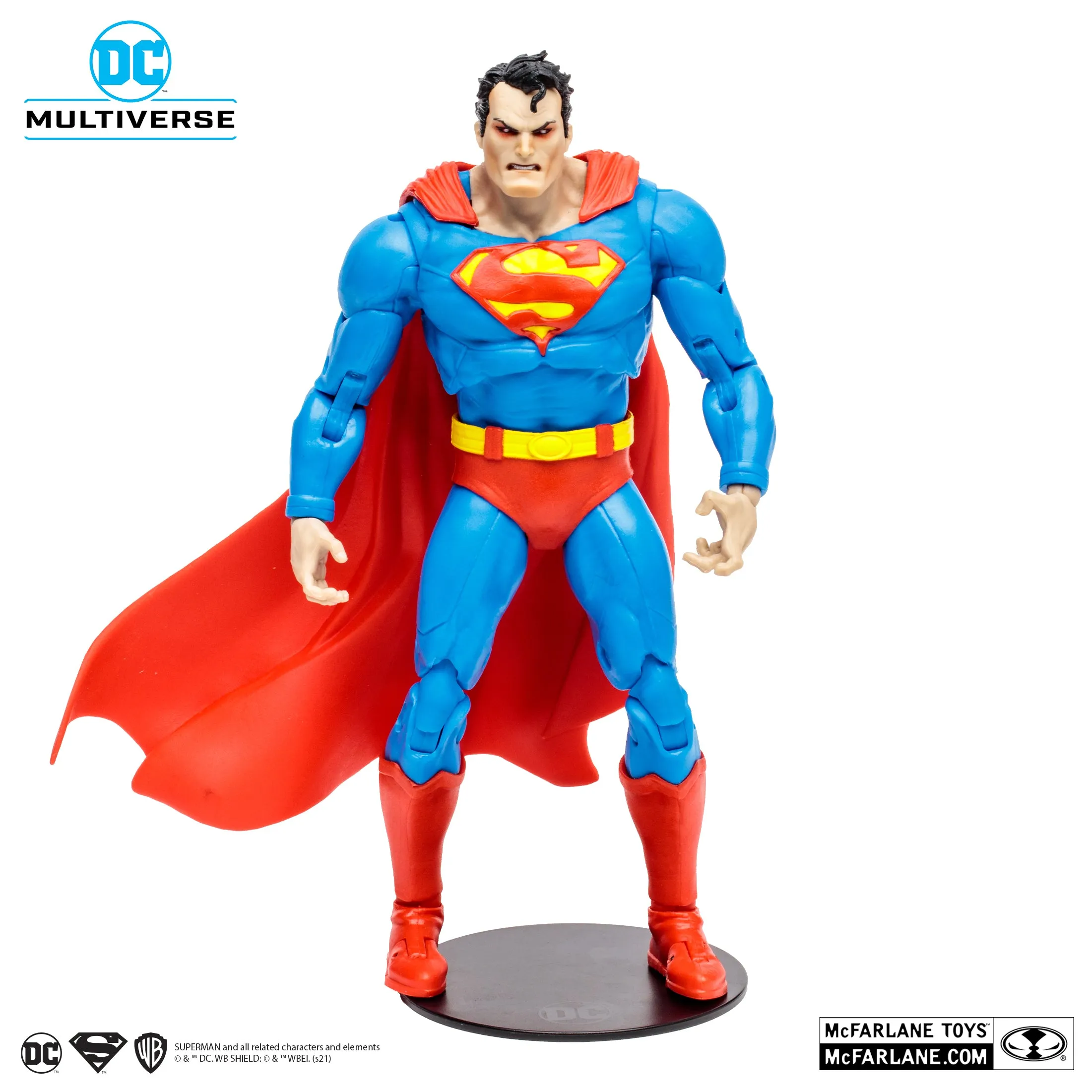 DC Multiverse Hush: Superman (Variant) Gold Label 7" Inch Scale Action Figure - McFarlane Toys