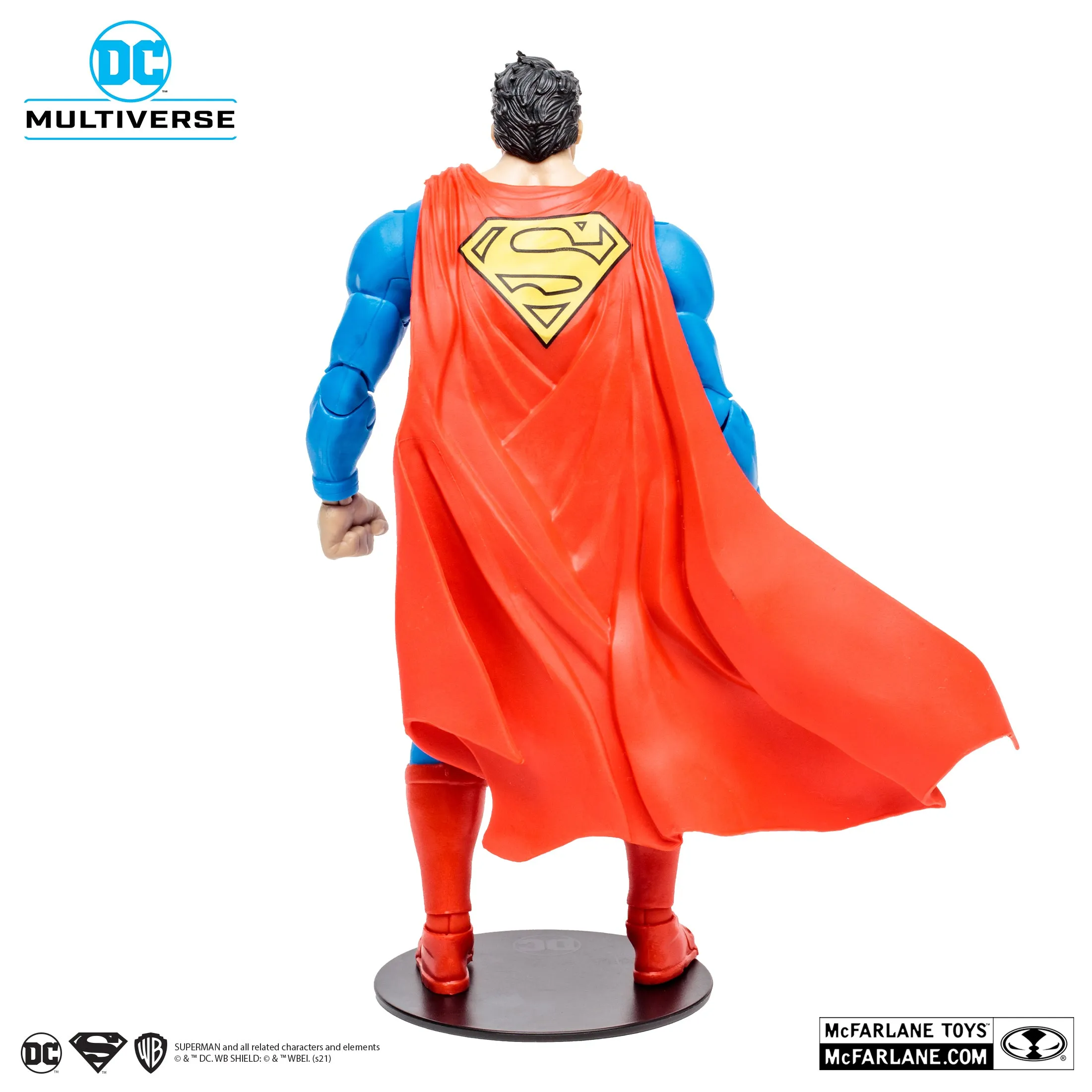 DC Multiverse Hush: Superman (Variant) Gold Label 7" Inch Scale Action Figure - McFarlane Toys