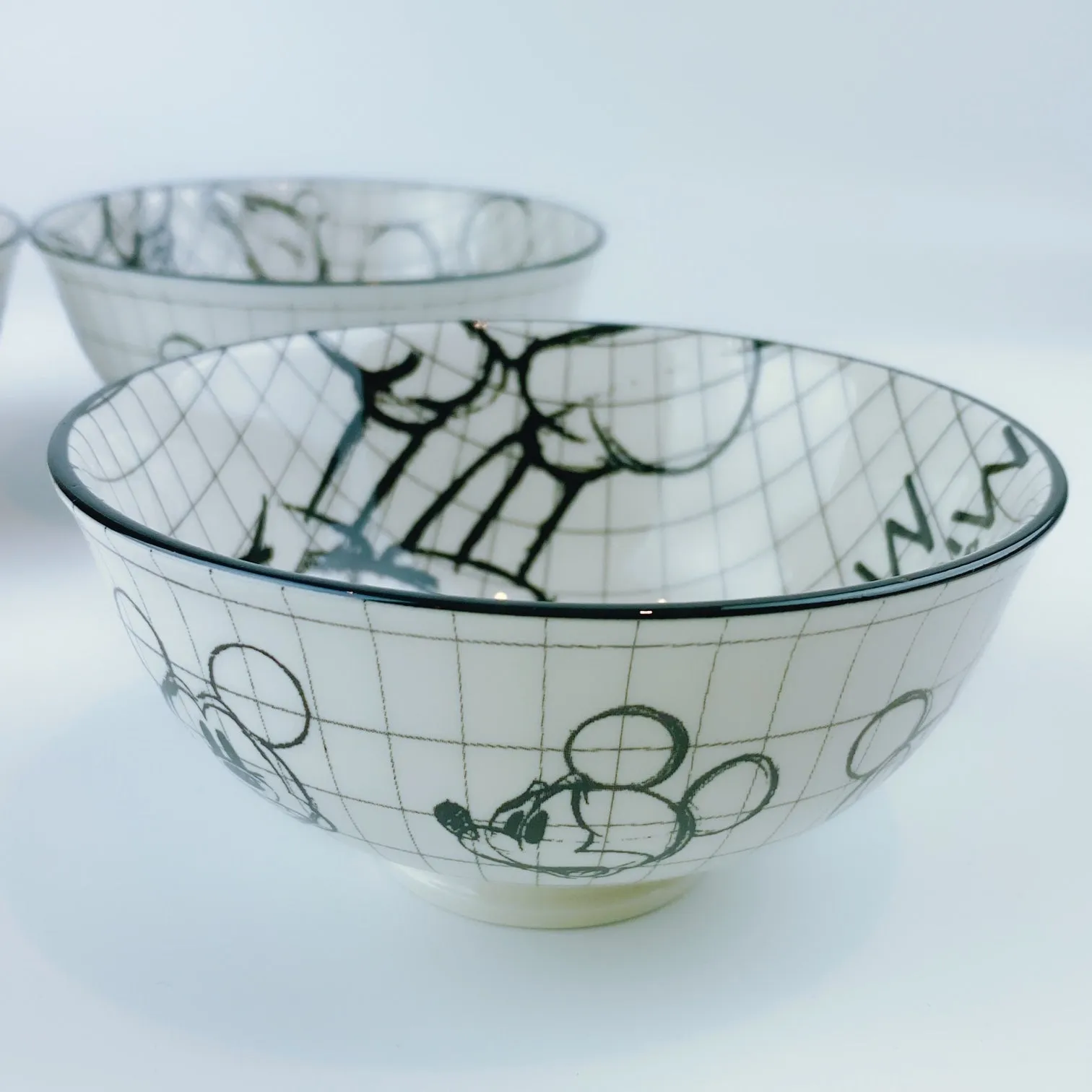 Disney® Sketch book Mickey Mouse Bowl Tidbit Set of 3 by ZRIKE BRANDS
