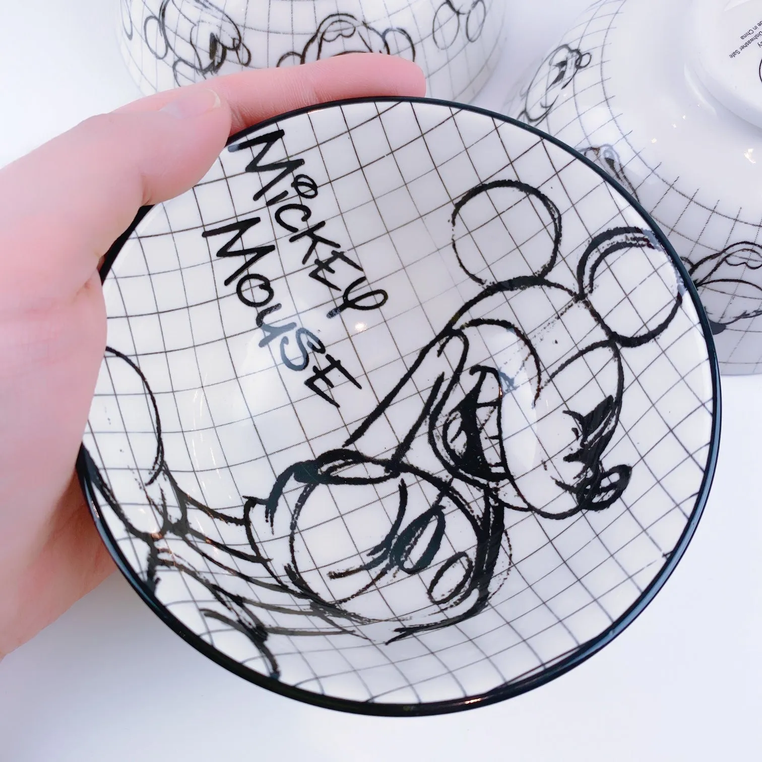 Disney® Sketch book Mickey Mouse Bowl Tidbit Set of 3 by ZRIKE BRANDS