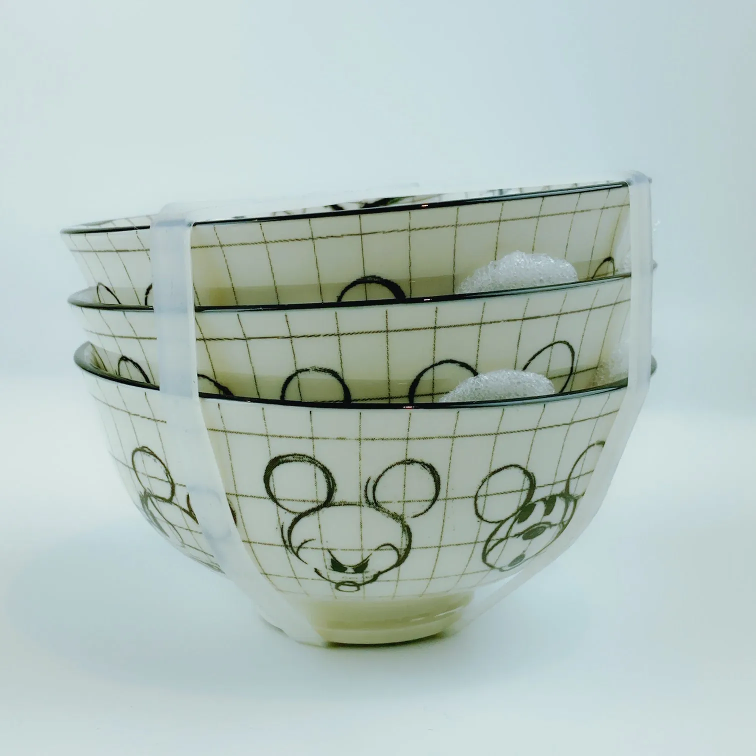Disney® Sketch book Mickey Mouse Bowl Tidbit Set of 3 by ZRIKE BRANDS