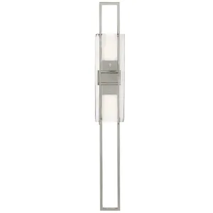 Duelle 28 in. LED Wall Light Polished Nickel Finish