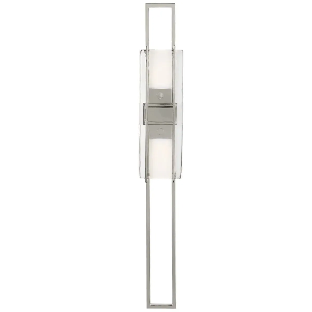 Duelle 28 in. LED Wall Light Polished Nickel Finish