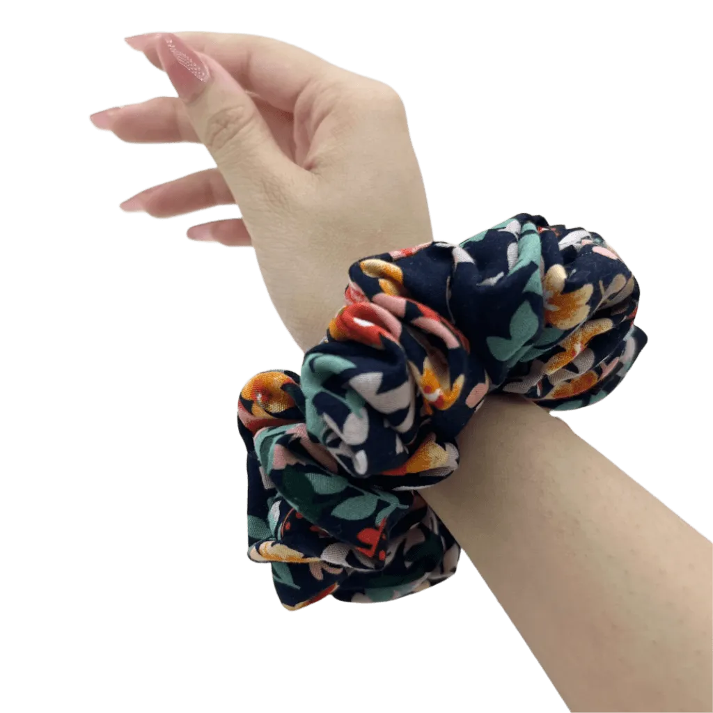 Floral Beauty Printed Scrunchie