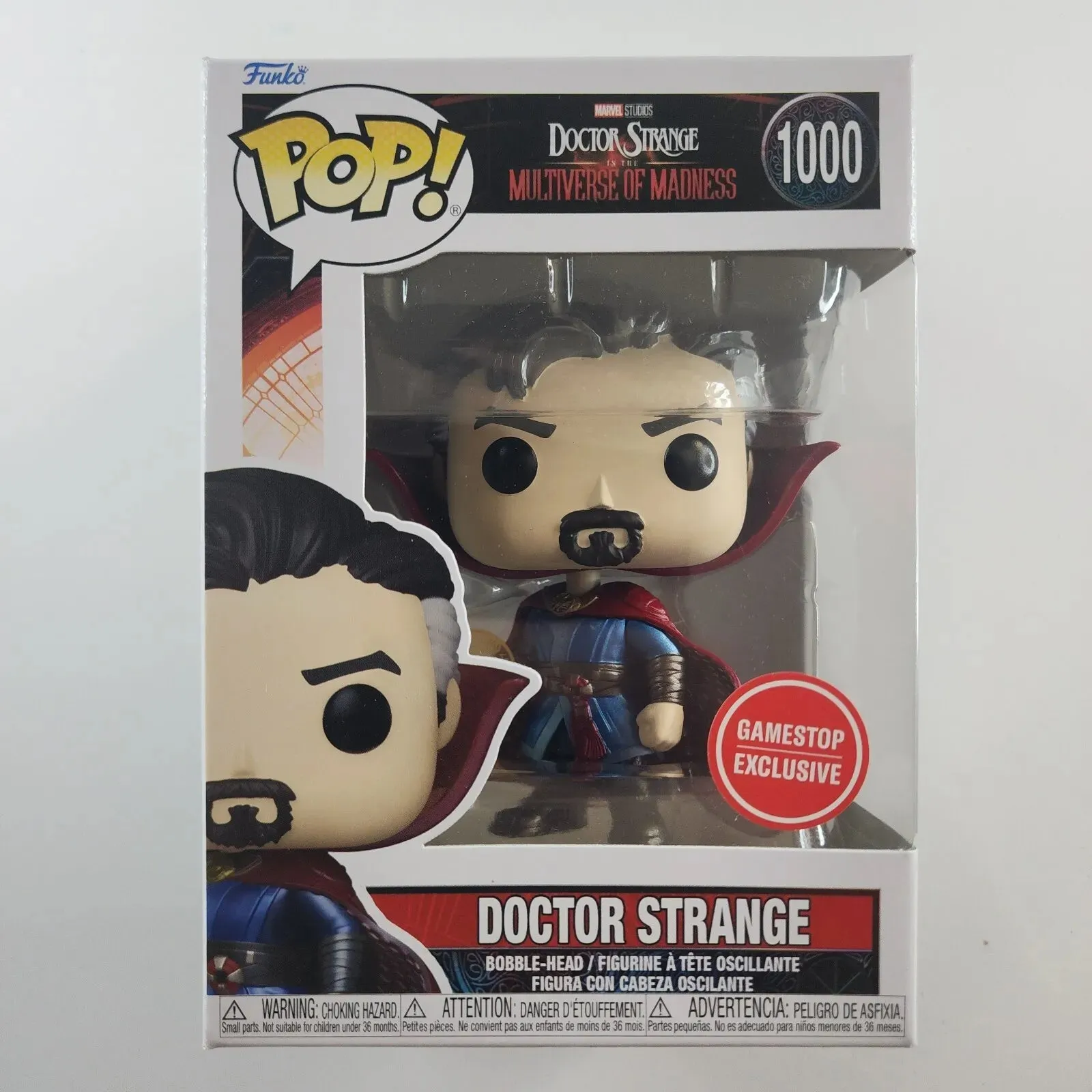 Funk Pop Doctor Strange (Metallic) Pop! Vinyl Figure #1000 Exclusive