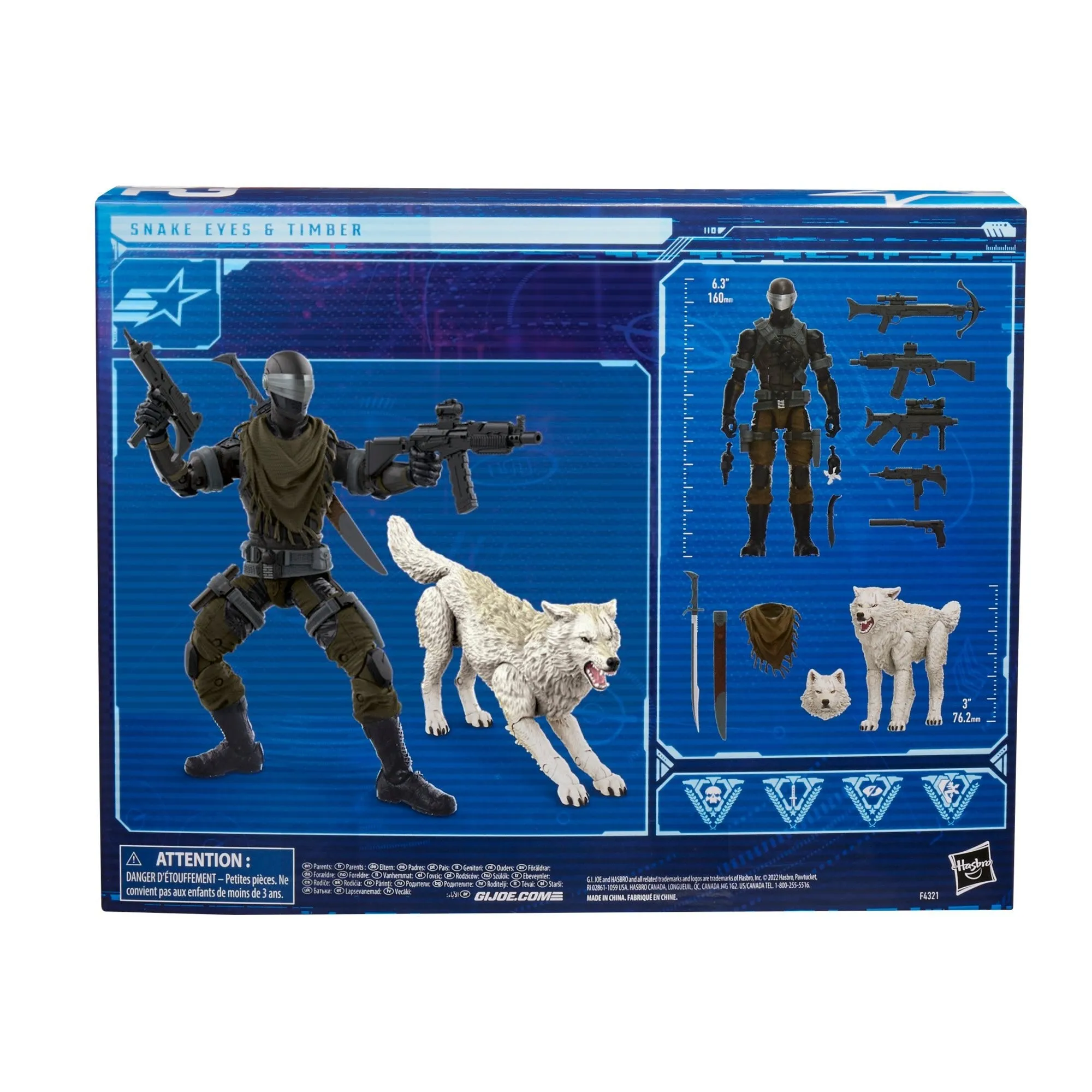 G.I. Joe Classified Snake Eyes & Timber (Version 2)