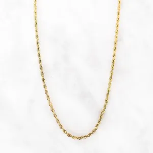 Gold Rope Necklace