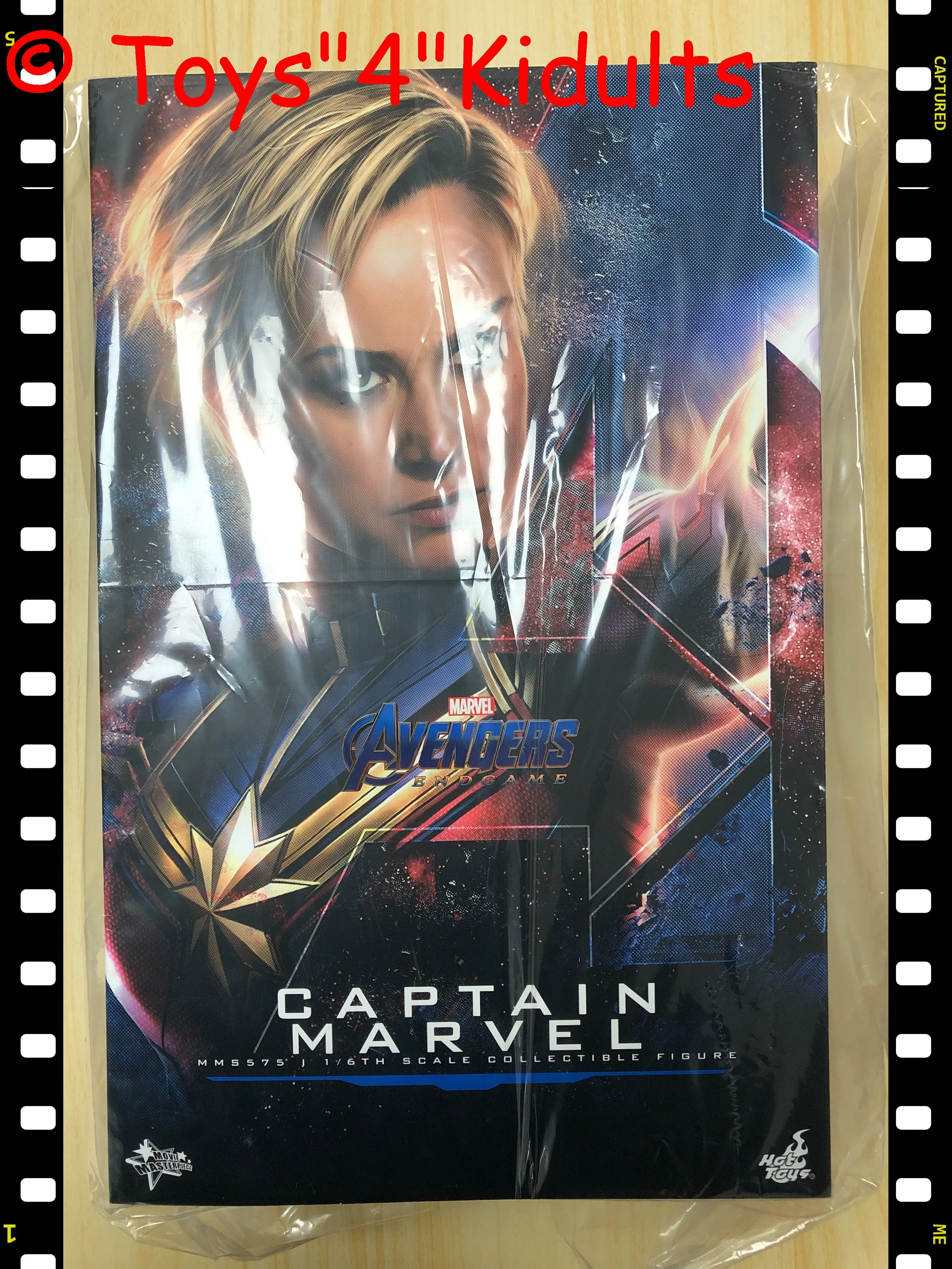 Hottoys Hot Toys 1/6 Scale MMS575 MMS 575 Avengers 4 Endgame - Captain Marvel Action Figure NEW