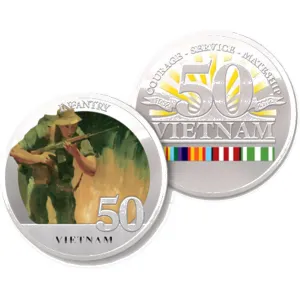 Infantry Vietnam 50th Ltd Edition Medallion
