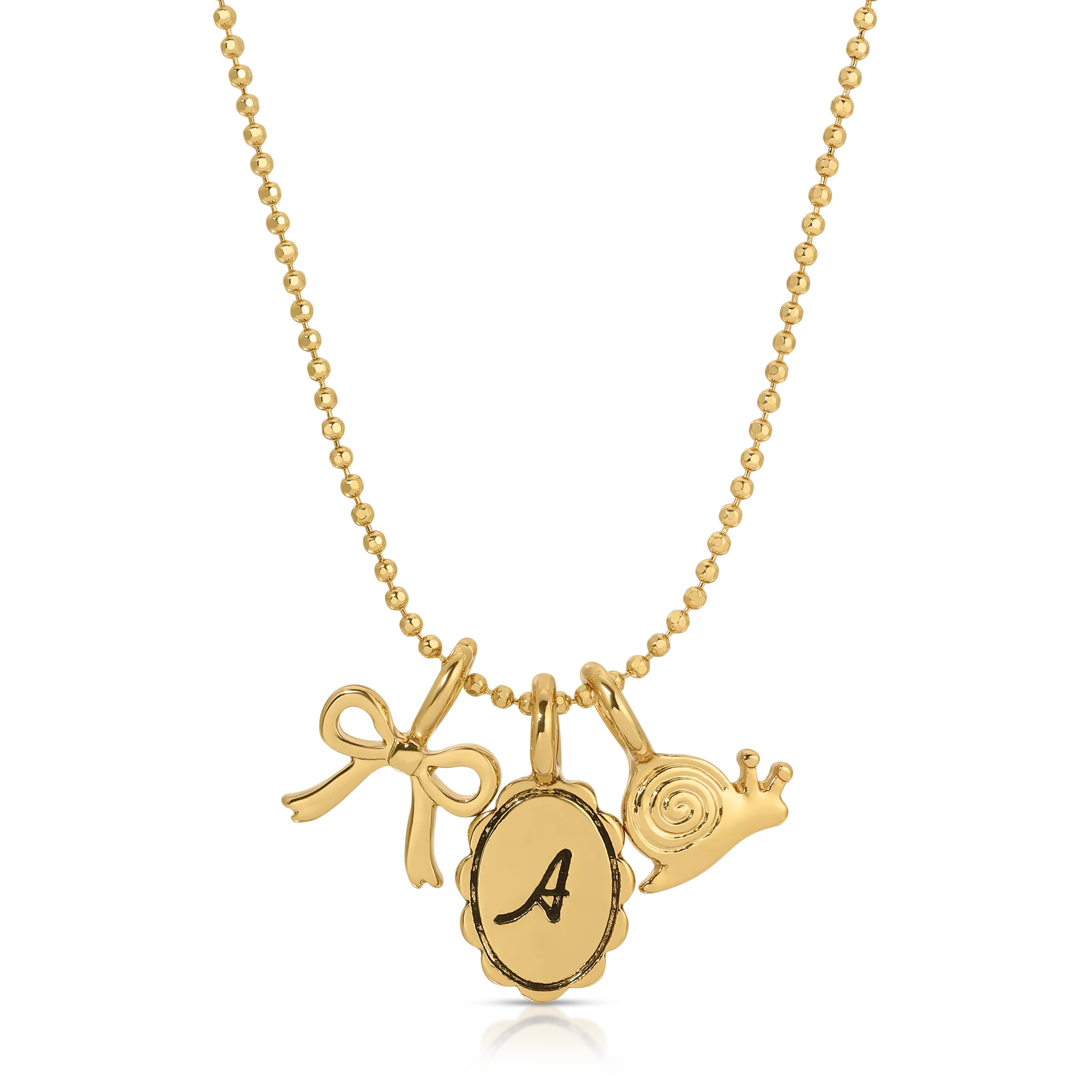 Lucky Feather - Charm Garden - Necklace Chain - Gold