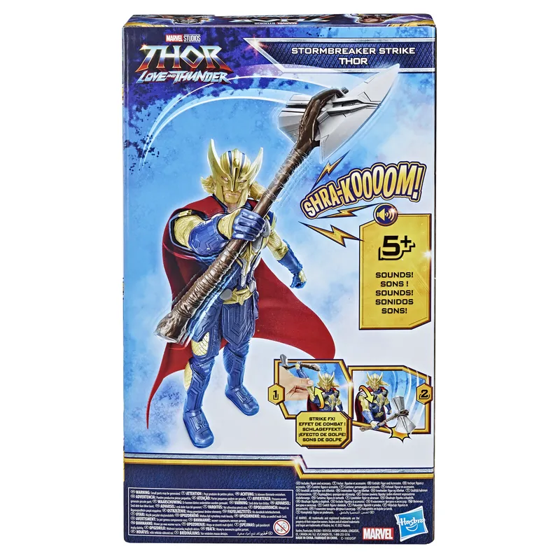 Marvel Thor Love And Thunder Stormbreaker Strike Thor Figure