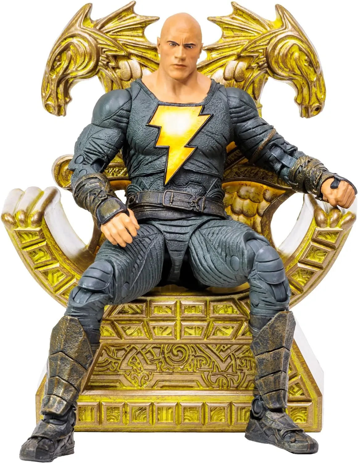 McFarlane - DC Black Adam Movie 7 Inches Figures - Black Adam Variant with Throne