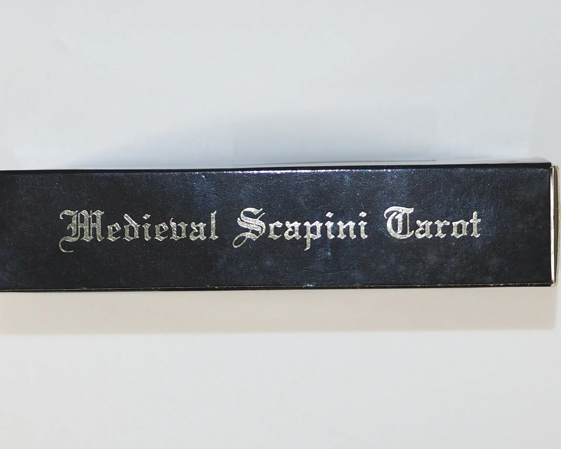 Medieval Scapini Tarot. Luigi Scapini. U.S. Games Systems Inc. SM78. Printed in Switzerland by A.G. Muller. 1985. ISBN 0880790318.