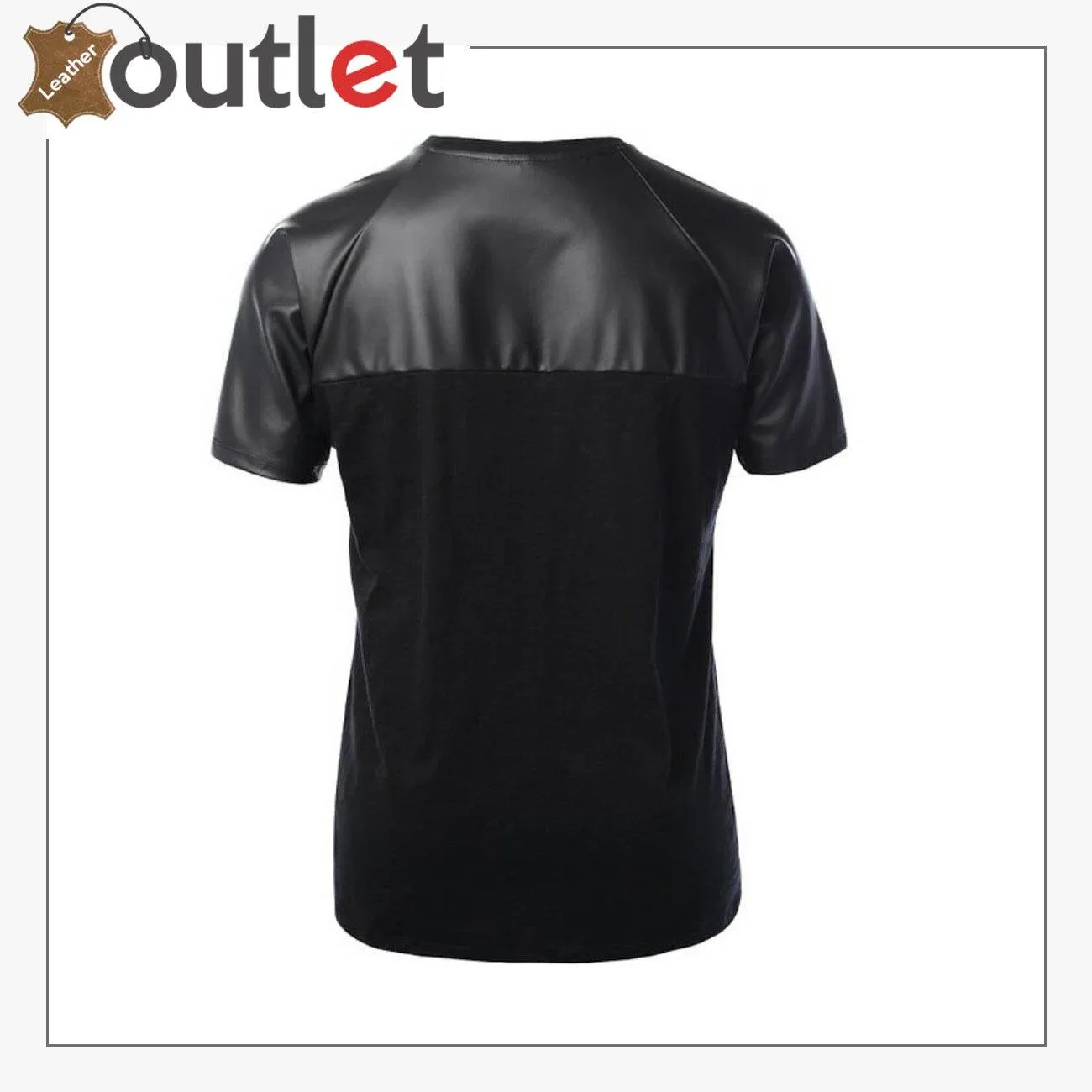 Mens Quality Leather Shirt with Cotton