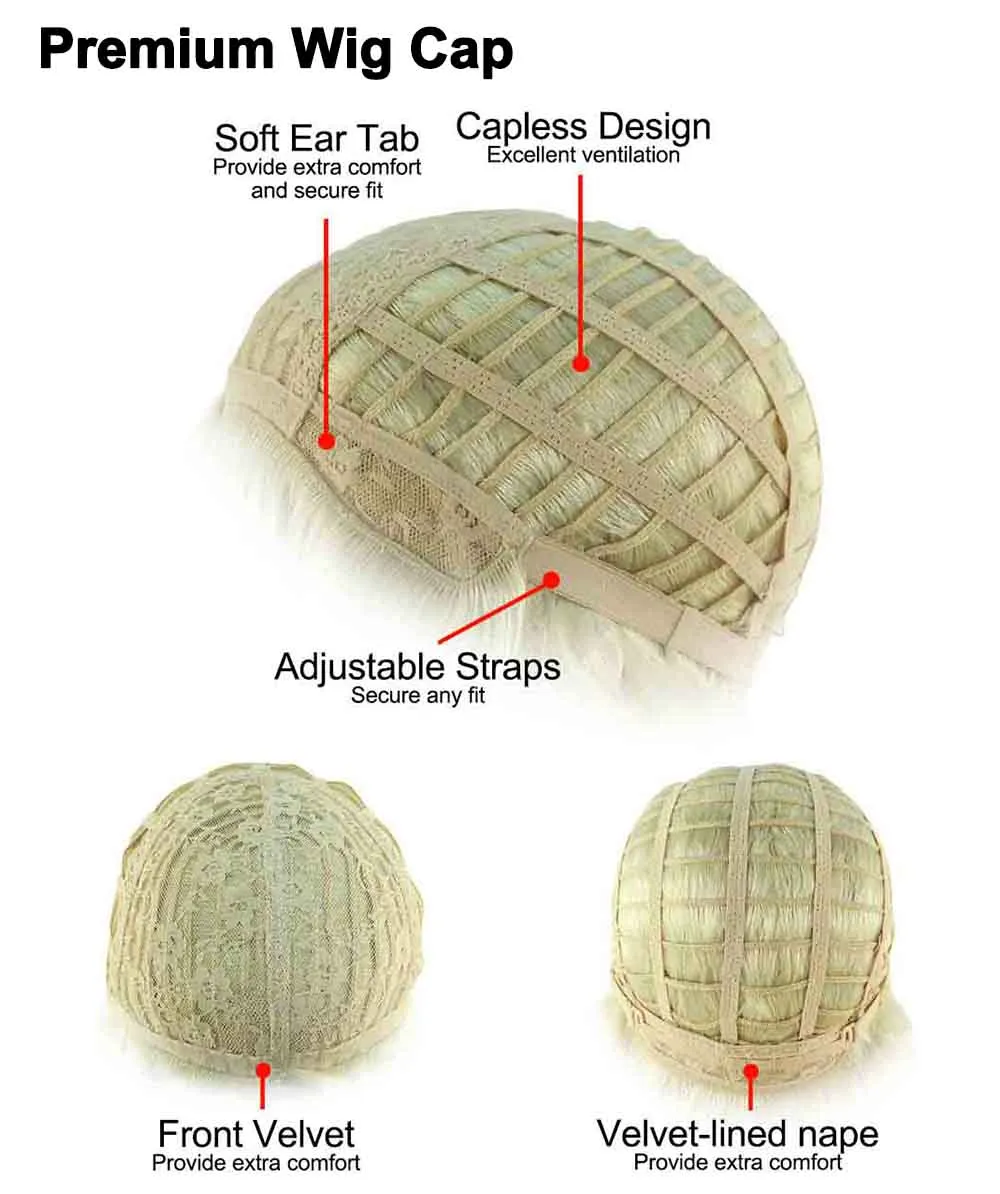 New Colonial Style Wig | Historical Wig | Premium Breathable Capless Cap